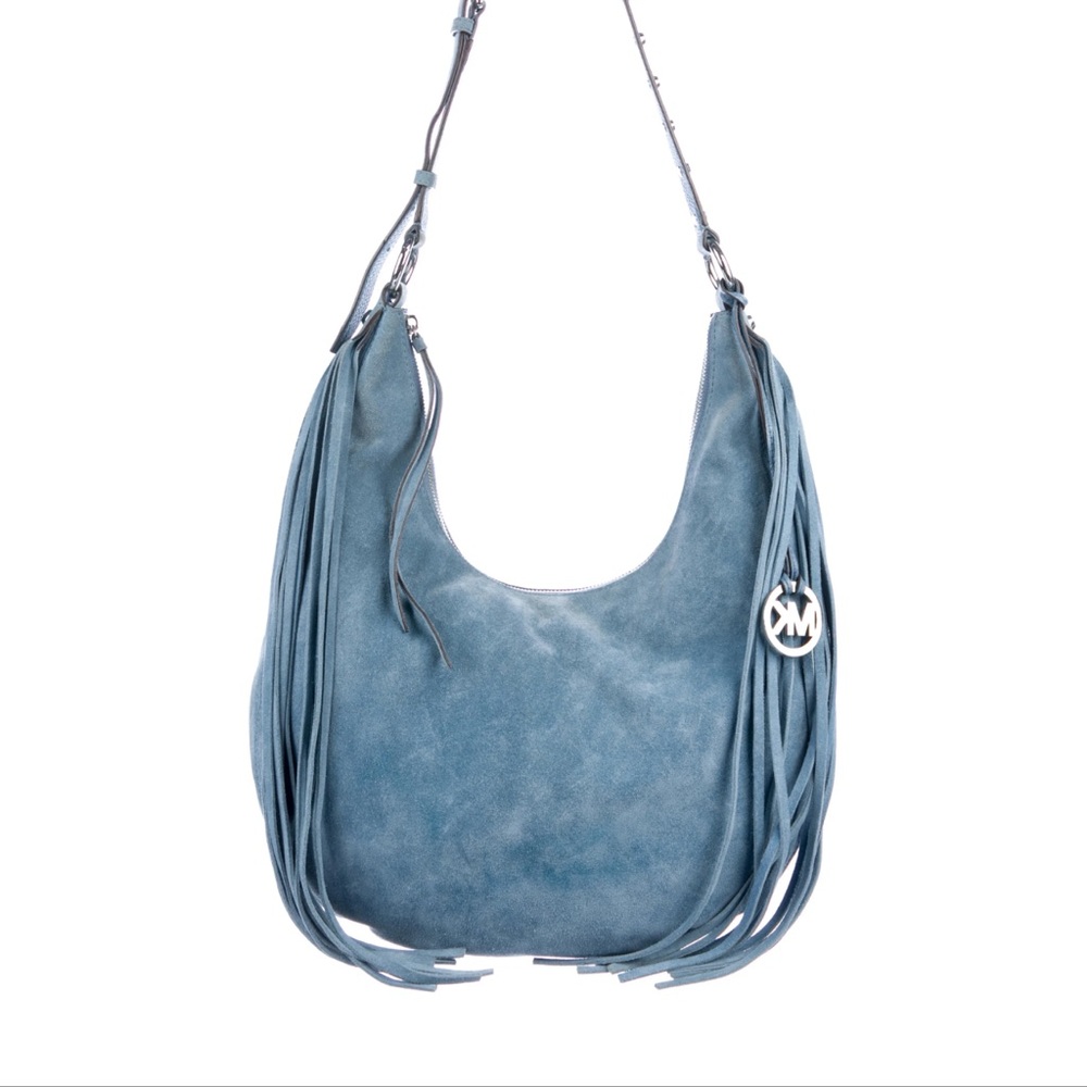 Michael Kors Blue Hobo Bag